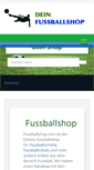 Mobile Screenshot of fussballshop.com